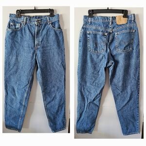 Vtg Levis 551 Jeans Women's Size 14 30x29 High Waist Relaxed Fit Barrel Leg USA